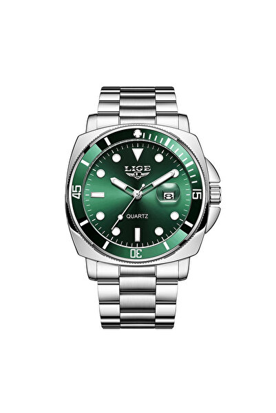 Lige Ceas bărbătesc 89155 Argintiu-Verde – Design Business, Funcții Multiple,...