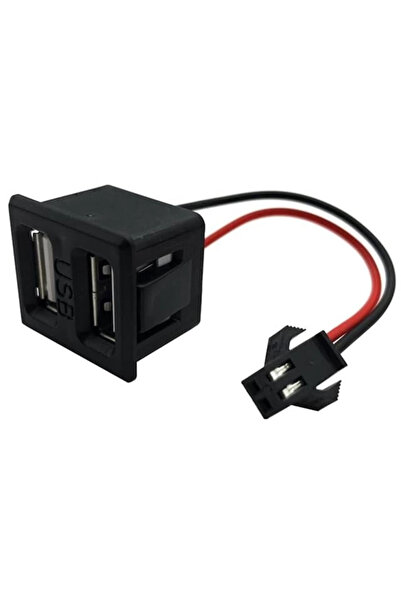 Powermaster IC-266T-4 Pano Tip Kare Type-C + USB Şarj Soketi Bağlantı Modülü