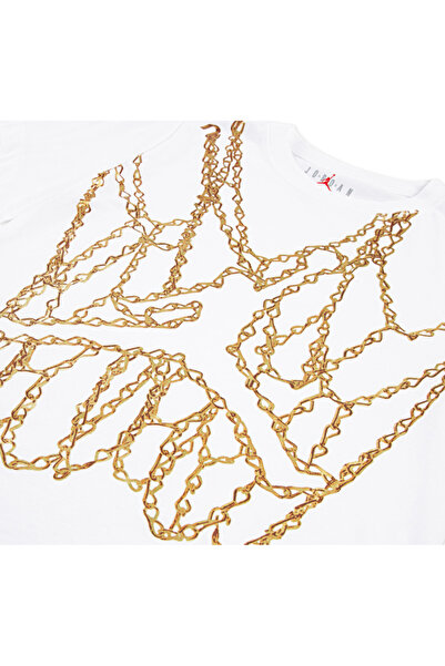 Nike ΠΑΙΔΙΚΟ ΜΠΟΥΜΕΛΟ ΒΑΜΒΑΚΙ ΜΕ ΑΛΥΣΙΔΑ ΛΕΥΚΟ ΧΡΥΣΟ JORDAN 95D627