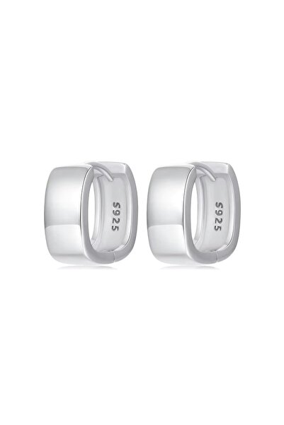 delis Σκουλαρίκια από ασήμι 925, JW1668, τετράγωνο μοντέλο, επιπλατινωμένα με ρόδιο