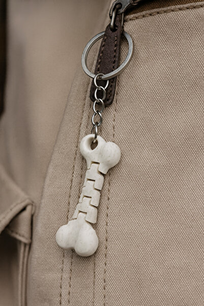 NBShop Bone Keychain – Bone Keychain with Movable Body & Bag Accessory