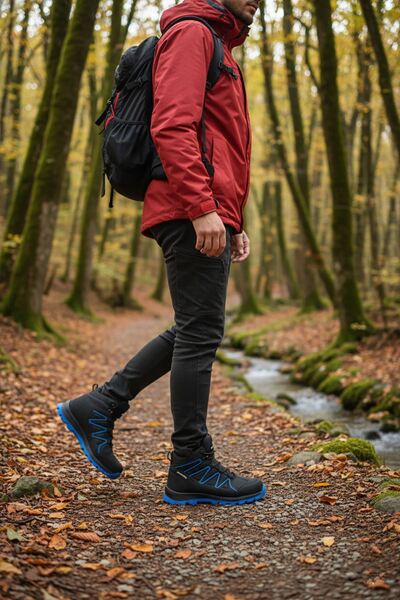 Deri De Luxe Ανδρικές μπότες πεζοπορίας εξωτερικού χώρου