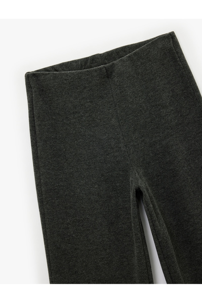 Koton Standard Waist Straight Wide Leg Pants