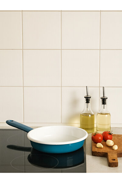 Elifle Emaye Tava 18 cm Petrol