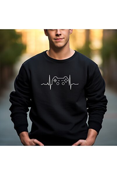 ship master Hanorac unisex cu modele geometrice tricou - Consola de jocuri cu imprimeu Pulover confortabil de iarnă