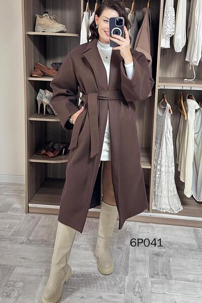 İnce Topuk Prive Casual Cashmere Coat 6P041