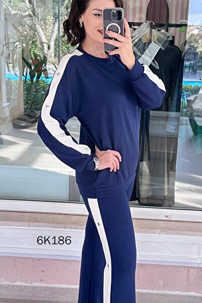 İnce Topuk Snap Detail Modal 2-Piece Set 6K186