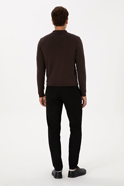 U.S. Polo Assn. Erkek Siyah Jogger Fit Kanvas / Chino Pantolon 50311905-VR046