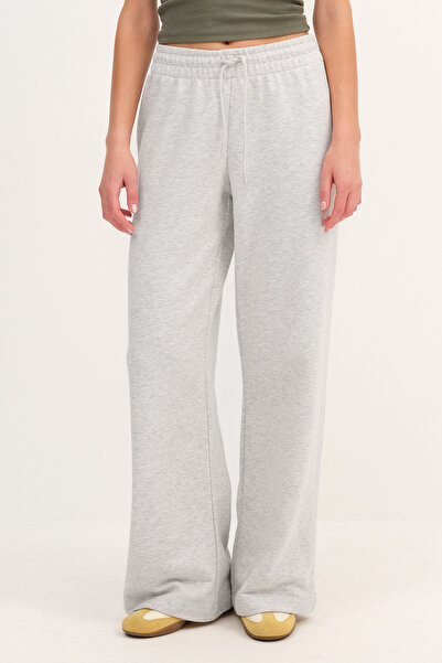 Addax Beli Lastikli Wide Leg Eşofman EŞF1859