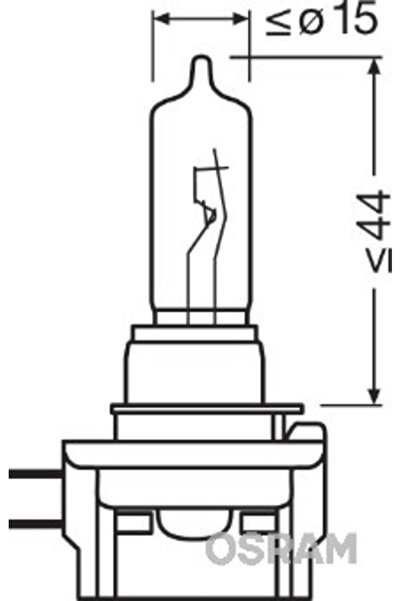 ams-OSRAM BULB 12V H9B 65 W ORIGINAL OSRAM
