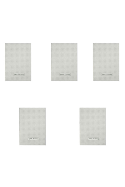 Dilman Aylık Puantaj Defteri Cep Tipi Küçük Boy 5 Adet