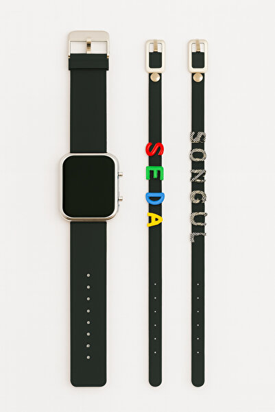 GTURK STORE Dijital Led Çocuk Saati (AKILLI SAAT DEĞİLDİR) Beyaz Kasa