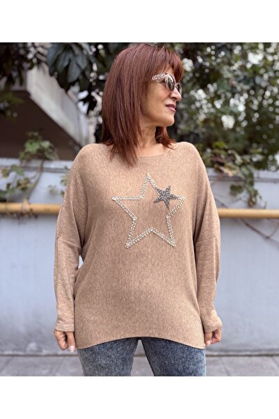 DenizEge Italian Double Star Knitwear Sütlükahve