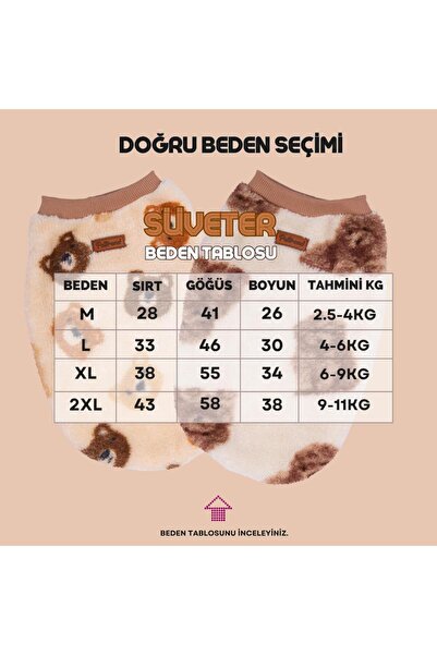 Pettrend Poodle Paw Peluş Sweat Poodle Desenli Kedi Köpek Sweati Kedi Köpek Kıyafeti Köpek Peluş Kolsuz Sweat