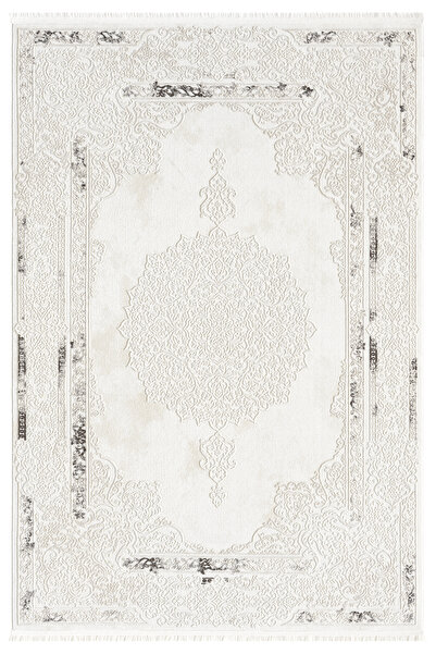 SEYRAN HALI Vista Gri Halı Akrilik Halı Yumuşak Dokulu Salon Oturma Odası Yat...