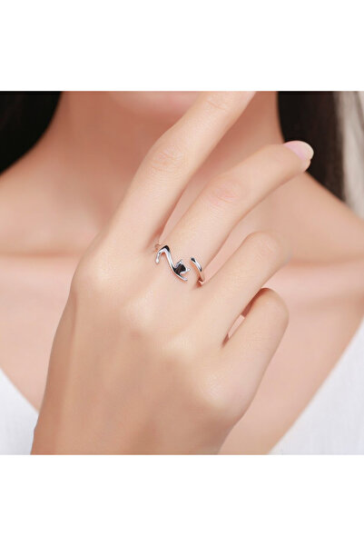 Bijuterii Nadiela Adjustable ring made of 925 Silver - Cat's ring