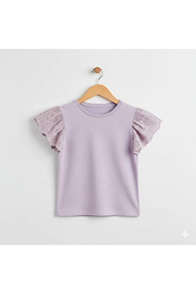 SONGÜLBERİK Girl's T-Shirt Lilac