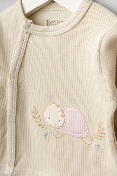 Bebitof Turtle Patterned 10 Piece Boxed Newborn Hospital Discharge Set