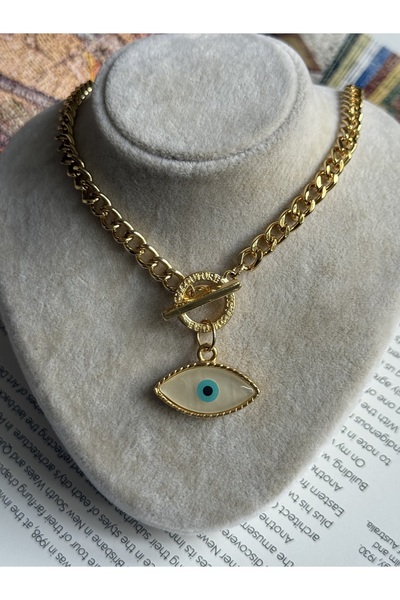 Rossetto Atelier قلادة ذهبية على شكل عين