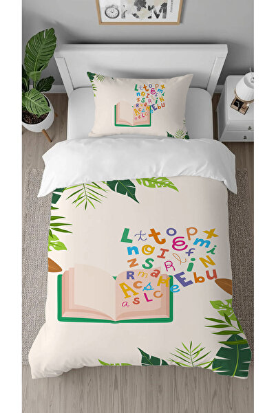 GREENDECOR Alphabet Letters Book Leaf Specially Designed Single Children's Be...