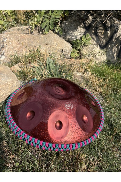 Elefra Percussion El Gado Handpan Re Minör – Fırın Boyalı Paslanmaz Çelik