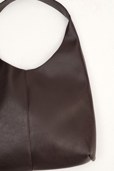 Addax Faux Leather Snap Closure Bag Ç2156