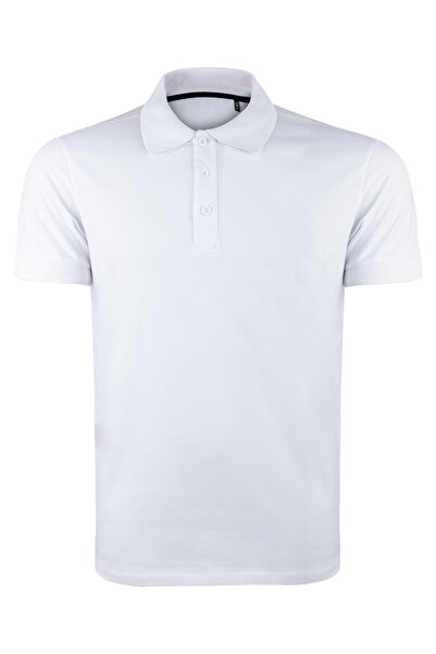 blck & premium Polo Neck Golf T-Shirt 95% Cotton Softtouch Tech. 3-Button Ribana Collar