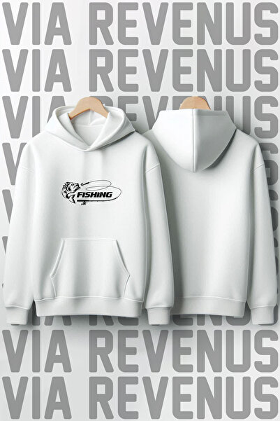 Vordevia Φούτερ Fishing / Fisherman με τύπωμα 100% βαμβάκι Premium Quality με...