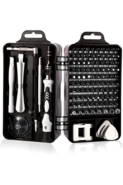 Generic 115 in 1 Precision Screwdriver Set, Professional Electronics Repair Tool Kit for iPhone and Smartphone