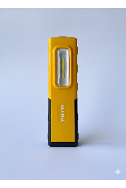 BERNEL Şarjlı Led Fener Led Lamba El Feneri Mıknatıslı Askı Aparatlı 400 Lümen