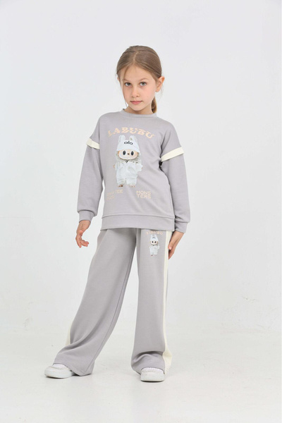 MODANINO Set pentru fete personaj cu imprimeu cu pantaloni largi 12307