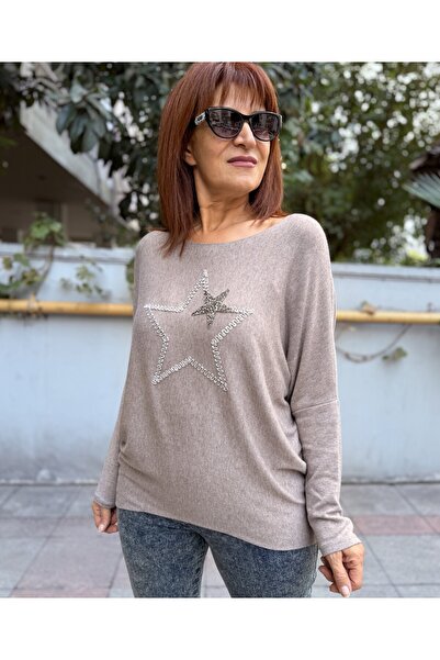 DenizEge Italian Double Star Knitwear Mink