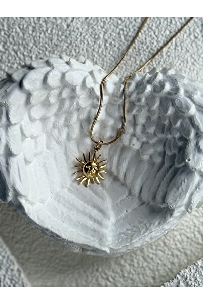 Rossetto Atelier قلادة الشمس من الفولاذ المقاوم للصدأ