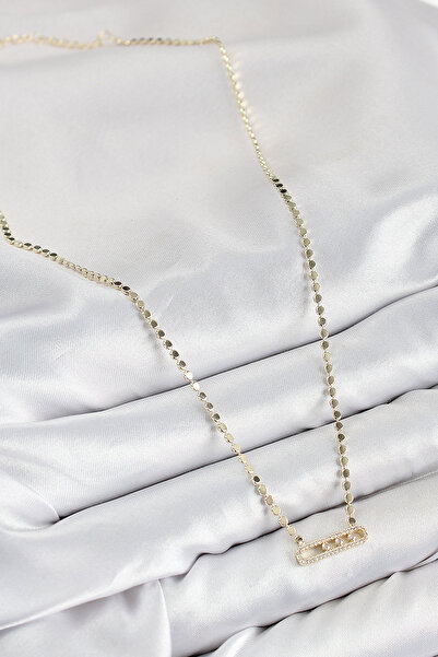 Skygo Brass Zircon Stone Messika Model Crush Chain Gold Color Women's Necklace - Tj-Bko10391