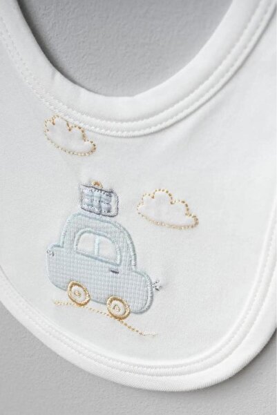 Bebitof 100% Cotton Cloudy Car Patterned 5-Piece Newborn Hospital Release Bodysuit Set Bbtf.Mv.20109
