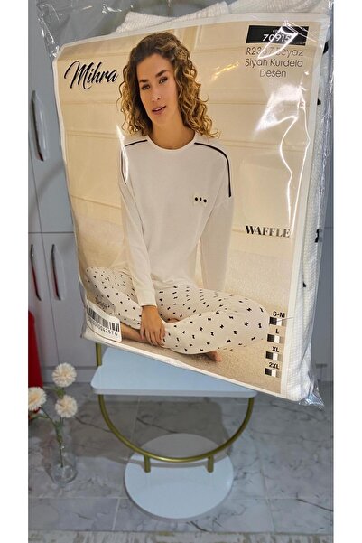 Mihra Waffle Kumaş Pijama Takımı