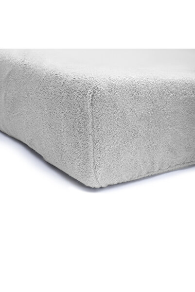 Sleeptime Plush winter sheet, with elastic, Grey, 180x200 cm