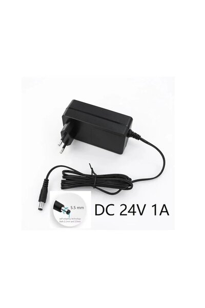 rmz 24 Volt 1Amper Adaptör 5.5x2.5 Standart Uçlu