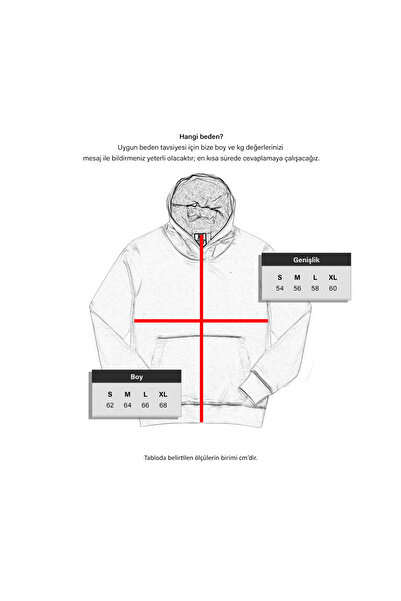 Cottonland Men's Campus Regular Fit Hooded Pocket Three Thread Unprinted Cotton Sweatshirt Smoked