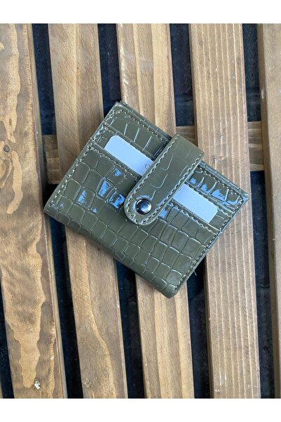 SHIKIRTI Croco Pattern Faux Leather Snap Closure Women's Wallet-Card Holder (Shipped in Box)