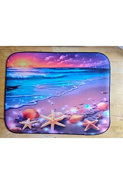 sgeteknoloji Sge Technology 55X45 cm Sea Star Anti-Slip Base Speed Surface Gamer Mouse Pad Gaming Pad