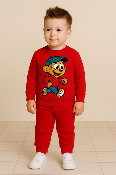 playwear Hanoracul cu imprimeu MAYMUN, cu textură moale și țesătură călduroas...