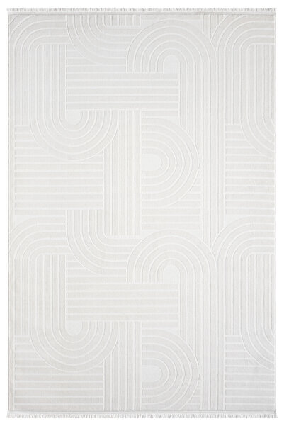 SEYRAN HALI Vista Krem Halı Akrilik Halı Yumuşak Dokulu Salon Oturma Odası Ya...