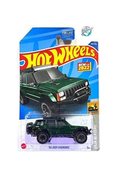 HOT WHEELS Jeep Cherokee (1/64) Yeşil - Yurt Dışı Uzun Kartonet - 2022 Case