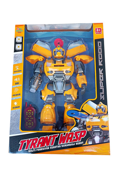 Brother Toys Uzaktan Kumandalı Dev Boy Optimus Prime Bumble Bee Transformer Mermi Ve Disk Atan Oyuncak Robot