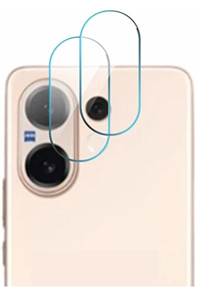 ECRMOBILE Vivo V60 5G ile uyumlu Esnek Nano Kamera Lens Koruyucu (2 Adet)