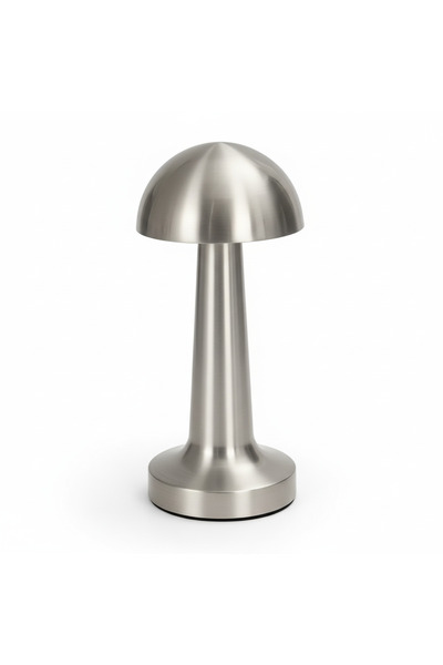 Silvanature Metal Renkli Mantar Tasarımlı Masa Lambası – Şarjlı, Dokunmatik, 3 Modlu LED Işık