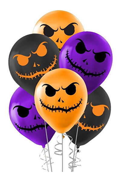 BALON DİYARI 5 قطع بالونات الهالوين مقاس 12 بوصة ذات نوعية جيدة