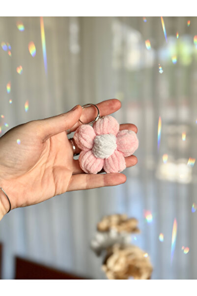 yucin سلسلة مفاتيح على شكل زهرة من القطيفة |   هدية للتوزيع |   ميفلوت – حنا – الخطوبة – تذكار الوعد (10 قطع)