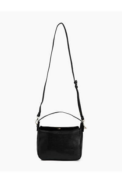 Koton Kroko Görünümlü Omuz Askılı Çapraz Çanta